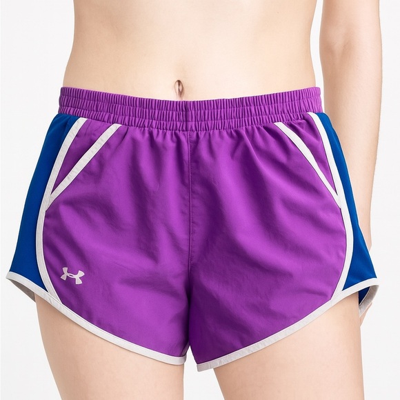 Under Armour Size Small Purple Athletic Shorts. - Picture 1 of 5